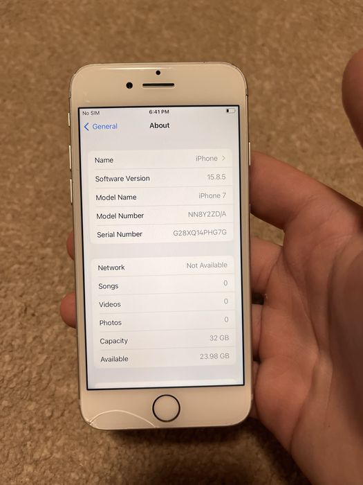 IPhone 7 Silver 32GB