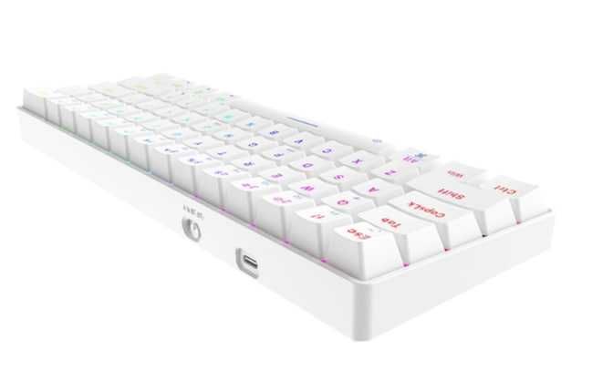 Клавиатура Dareu EK861 белый