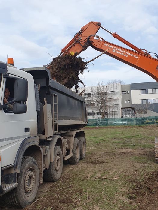 Transport moloz/demoari/excavari/gunoi/inchirez miniexcavator/bobcat