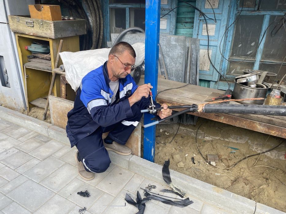 Монтаж муфт на всех кабелях, в т.ч. из сшитого полиэтилена