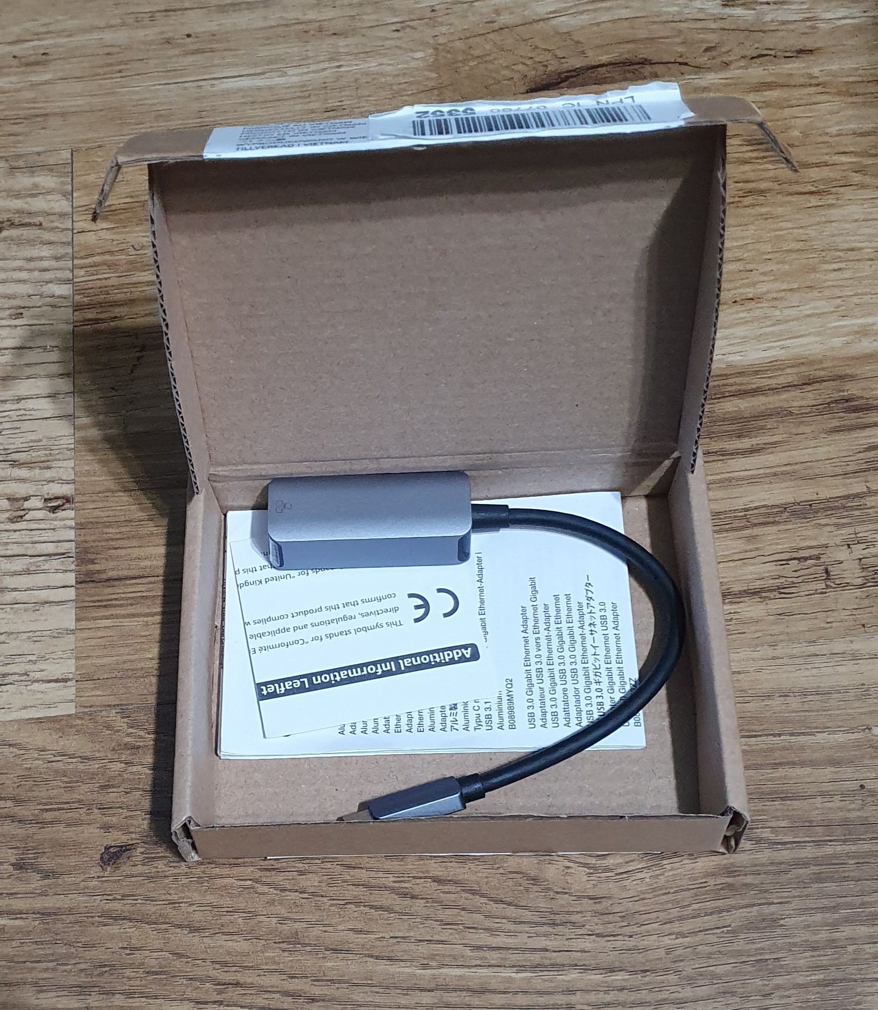 Amazon Basics Placa de retea Aluminum USB 3.1 Type-C to RJ45 laptop/pc