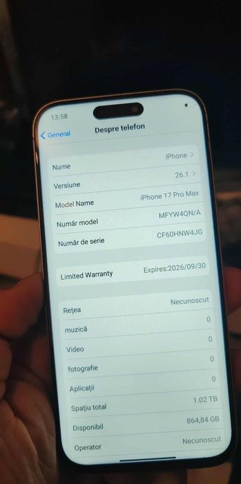 iPhone 17 pro max