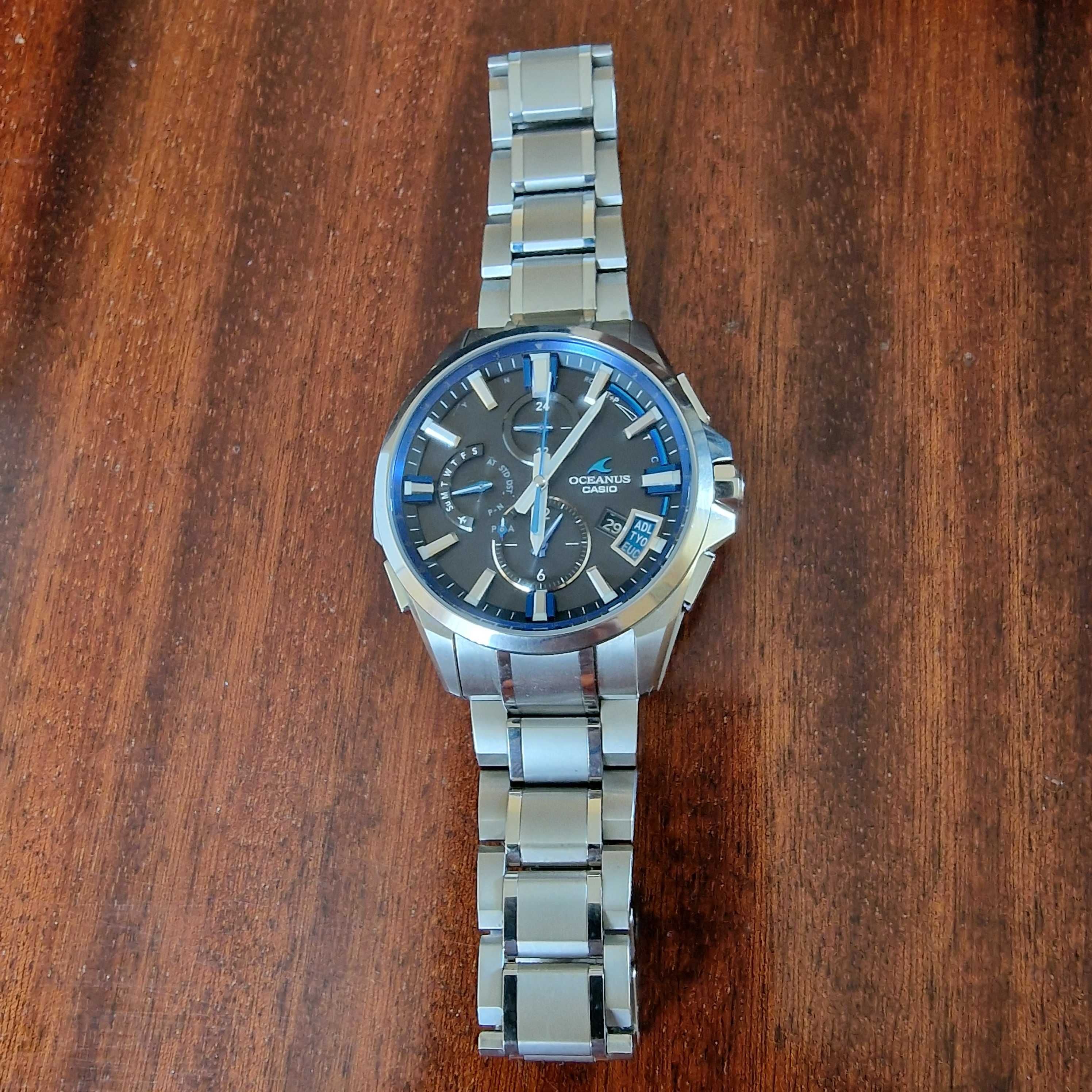 Мъжки часовник Casio Oceanus OCW-G2000-1AJF Sapphire Cristal