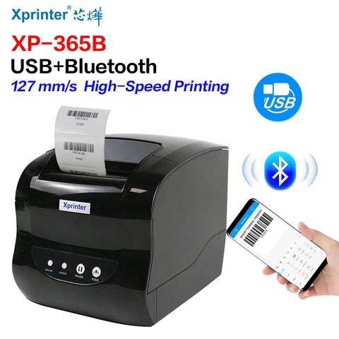 Barkod printer Xprinter 365B термо принтер этикетка