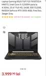 Laptop Gaming ASUS TUF F15 1.5 TB SSD