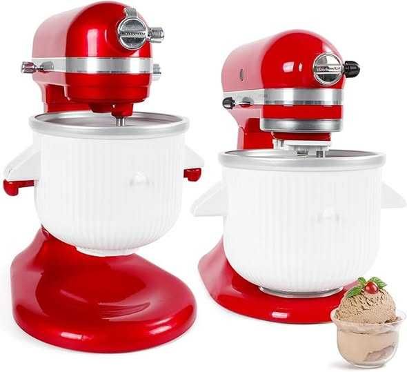 Accesoriu pentru înghețată și  sorbet, compatibil cu mixere KitchenAid
