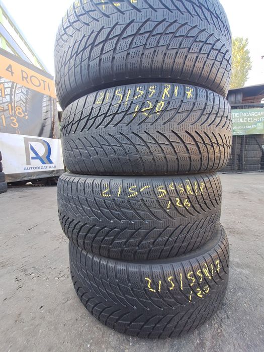 4 anvelope iarna 215/55r17 Nokian 2020 Montaj Gratuit