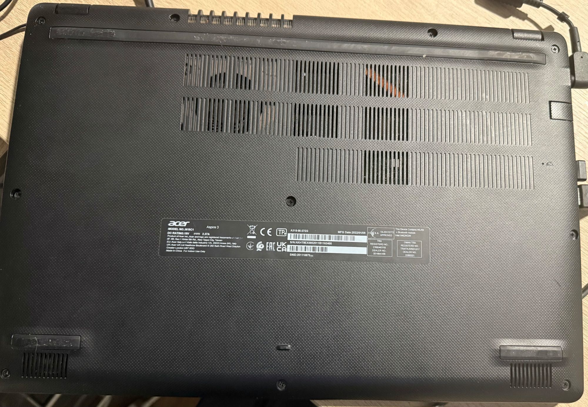 Laptop Acer Aspire3