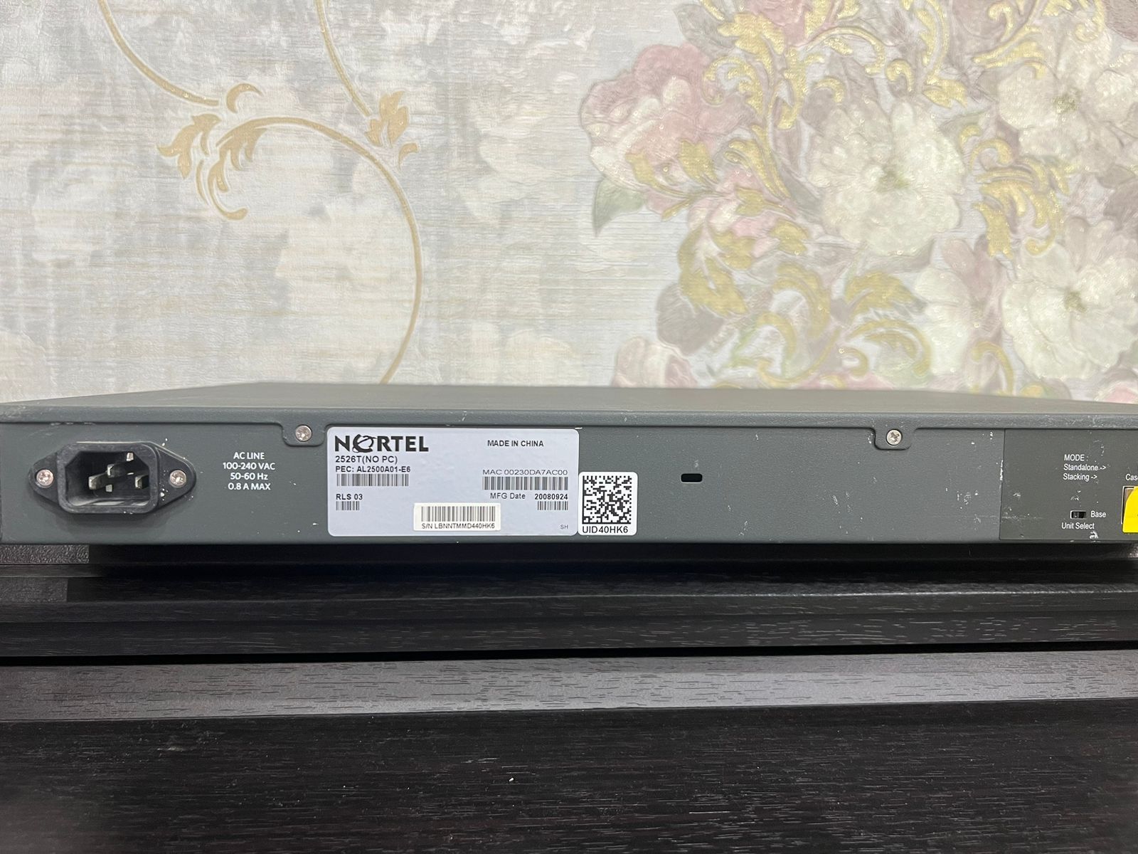 коммутатор (switch) Nortel 2526T