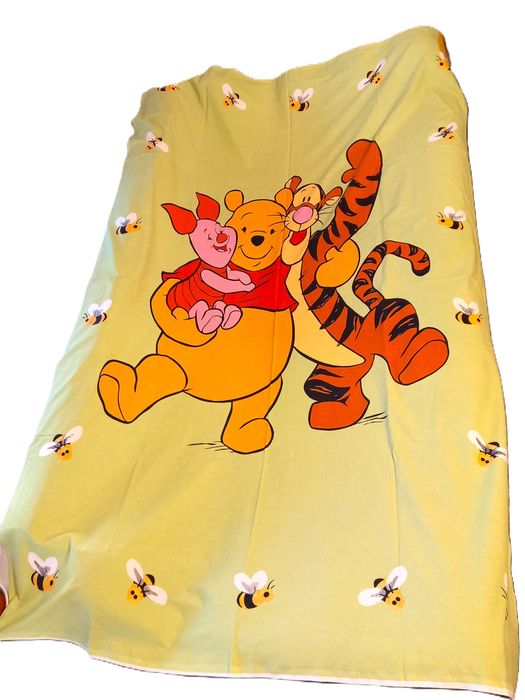 Спален комплект за единично легло с Мечо Пух - 100% памук