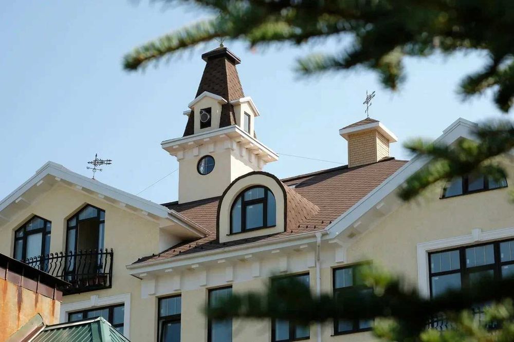 Yumshoq tom tegola andulin texnonikol mansarda krovla ondulin shinglas