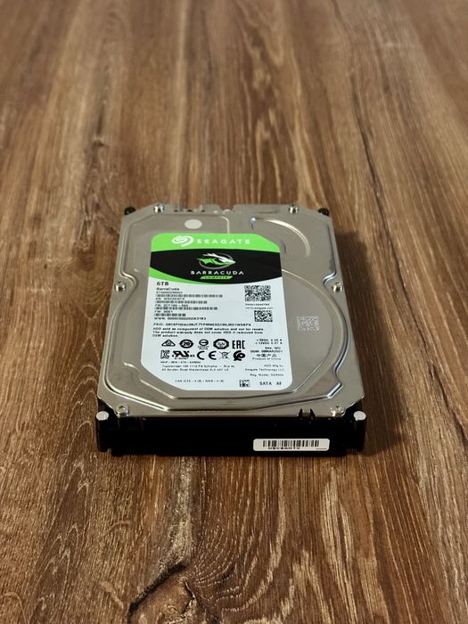 Seagate Barracuda 6TB – вътрешен HDD за PC / NAS / Storage
