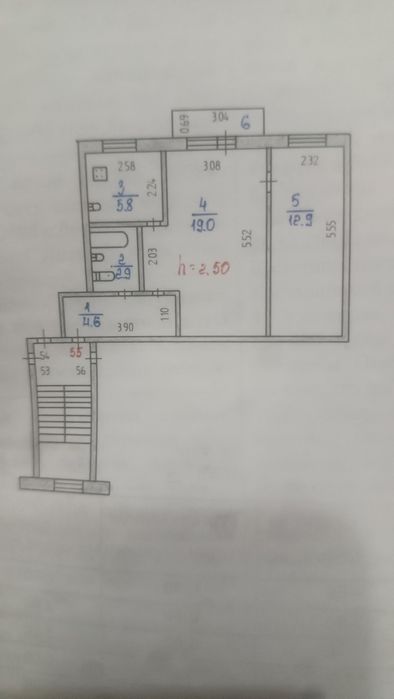 Продам 2х комнатную квартиру