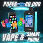 Acum!SmartPhone Vape 40.000 puffs Ecran 2.4 inch HD
