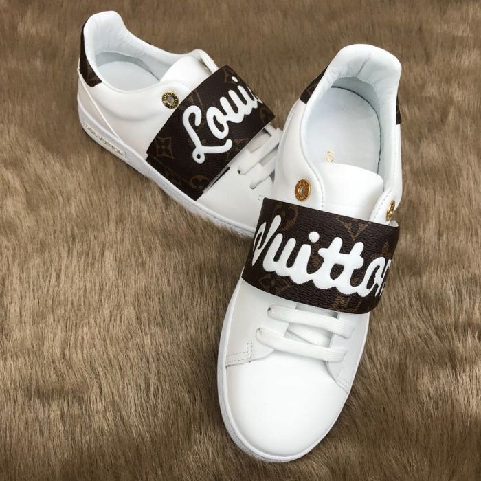 Adidasi louis Vuitton dama naturală/cutie sac certificat autenticitate