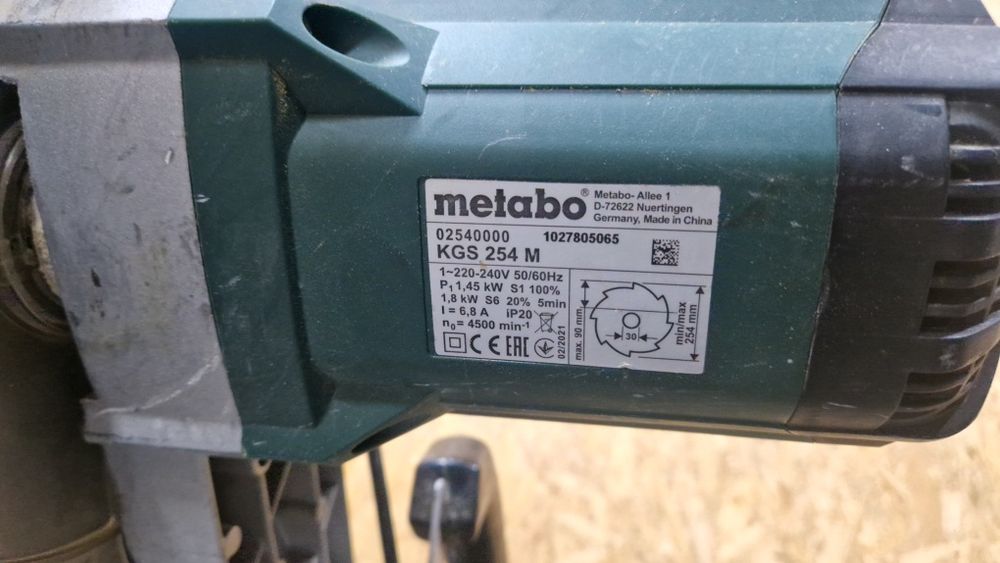 Circular stationar / pendula metabo 255mm