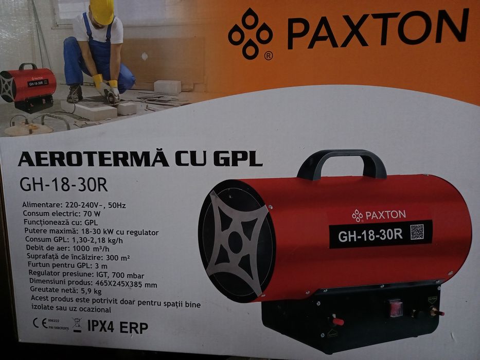 Aeroterma GPL 18-30kW Paxton