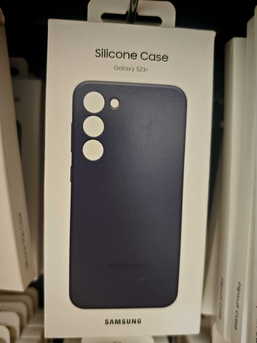 Husa originala Samsung S23 PLUS silicon albastra SIGILATA