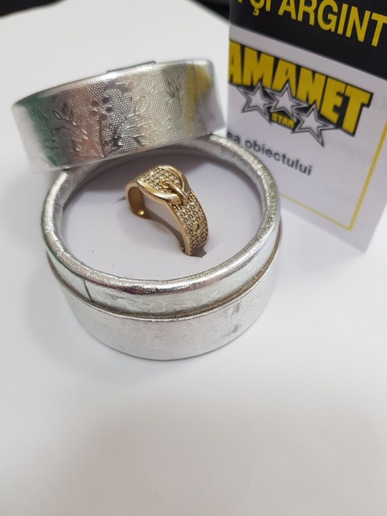 Inel model deosebit 14k(cdc)staramanet
