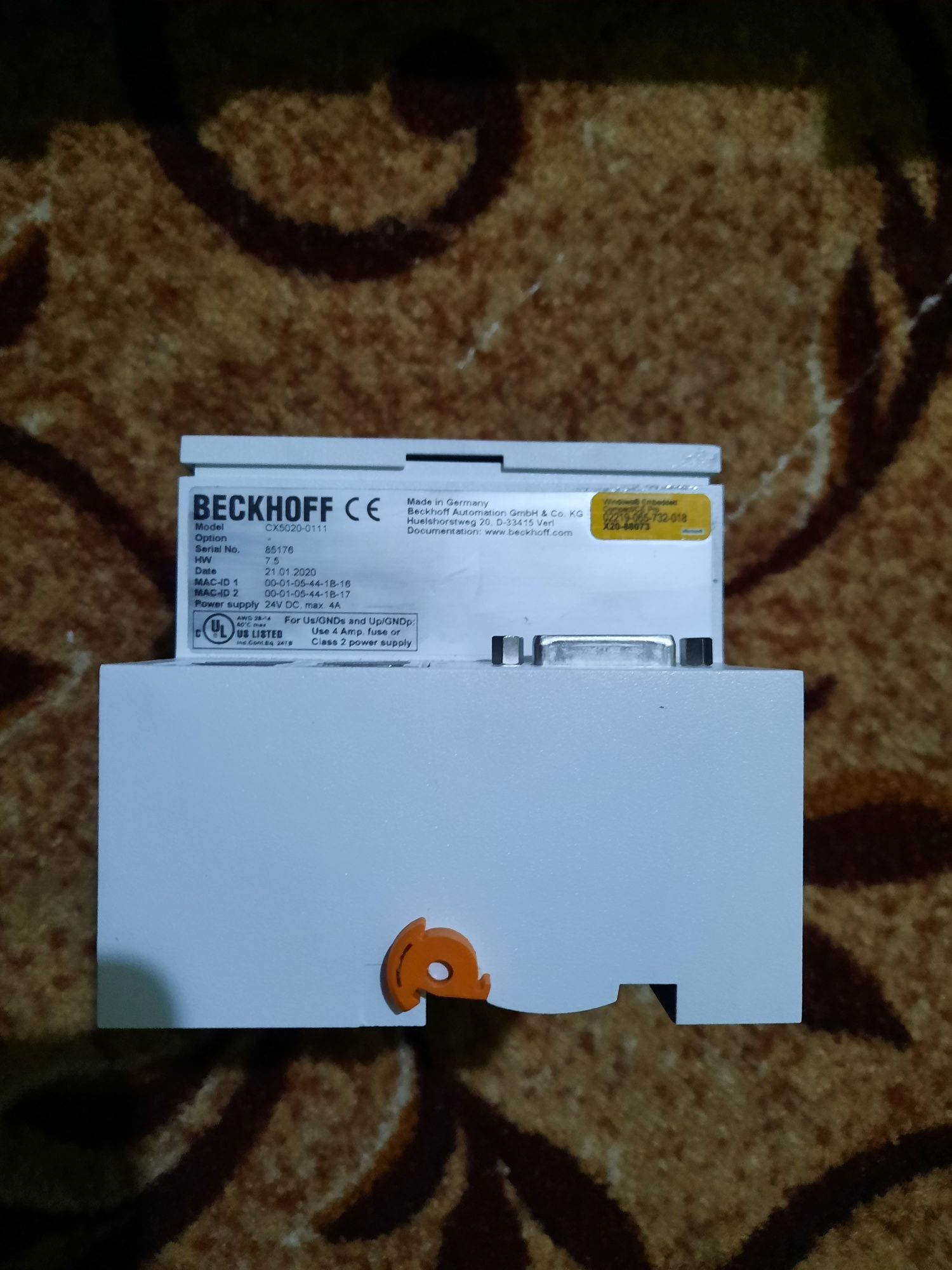 Beckhoff cx5020 0111