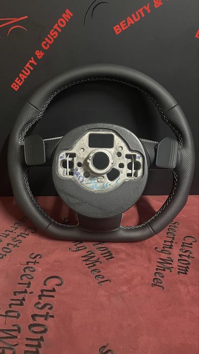 Volan custom audi  A1 A3 A4 A5 A6 A7 A8 Q3 Q5 Q7 padele/fara