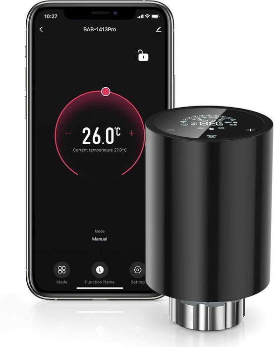 НОВ! Термостат за радиатор Zigbee, Alexa, Google Assistant