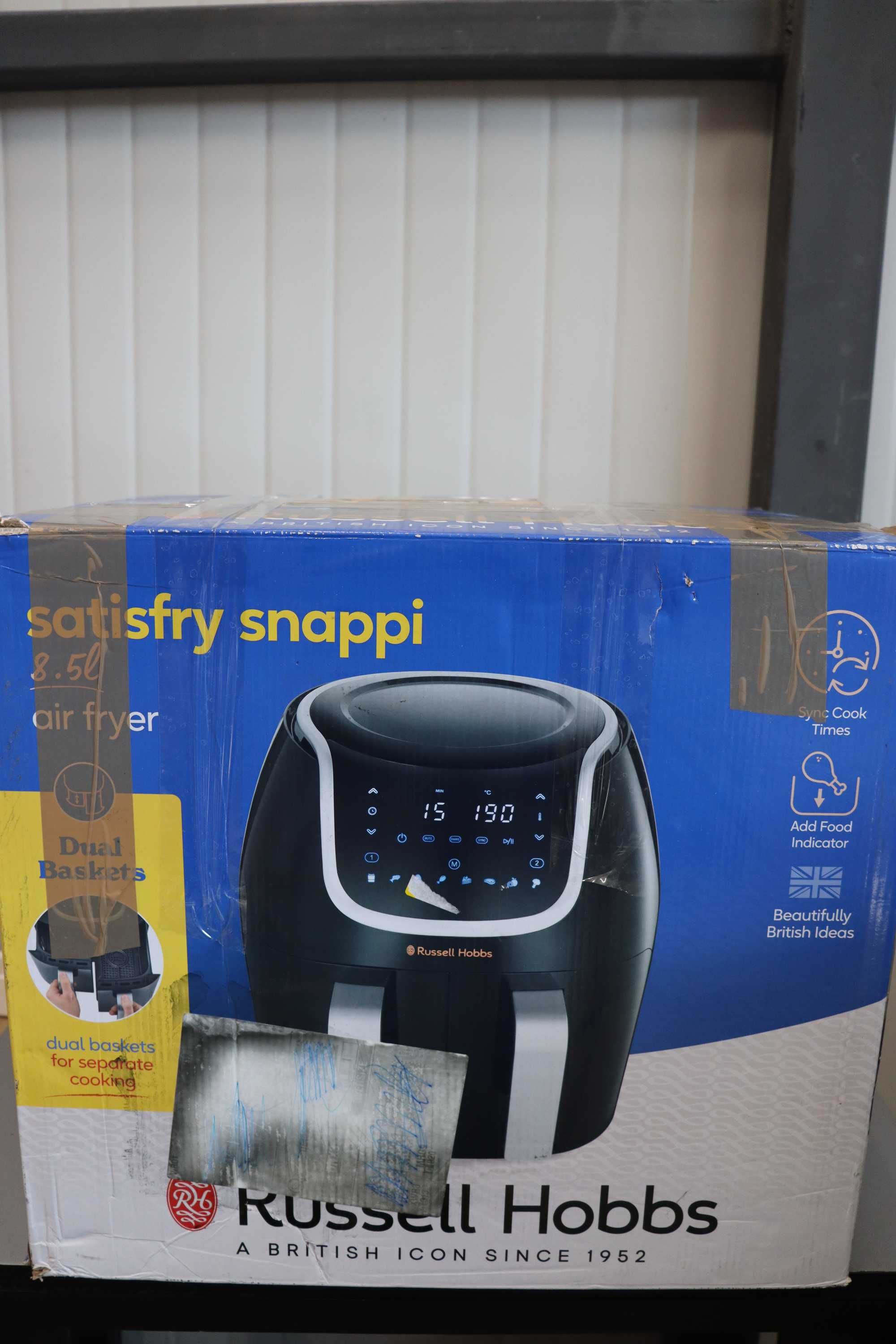 Russell Hobbs 27290 Snappi 8.5L/2x4.25L AirFryer, двойна кошница,1800W