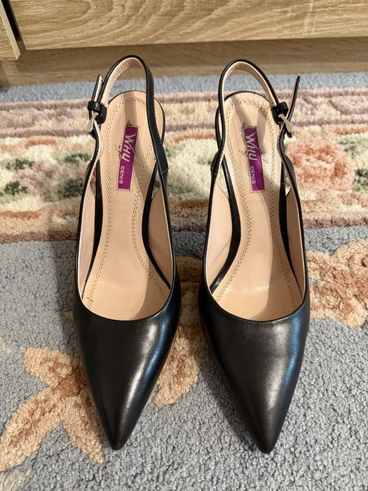 Vand pantofi decupati piele naturala 39