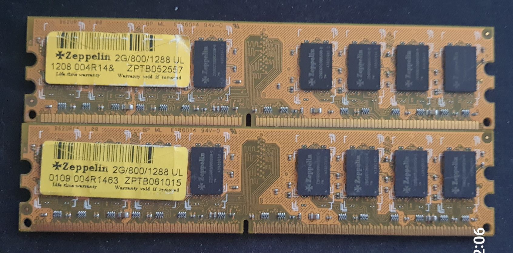 Memorii 2 GB RAM DDR3 si 2 GB DDR2