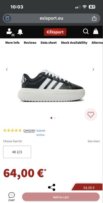 Adidas Grand court platform 37 1/3
