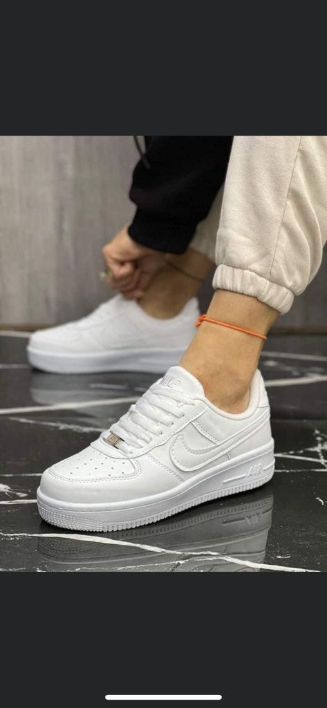 Adidasi nike force 1 triple white premium