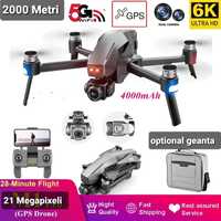 Drona camera 6K,Distanta 3000M,GPS,Zbor 30 min,Card,2 axe Ghimbal,Noua