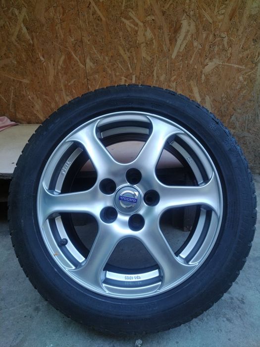 4 genti cu cauciucuri din aliaj 205/55r16 m+s 5 prezoane