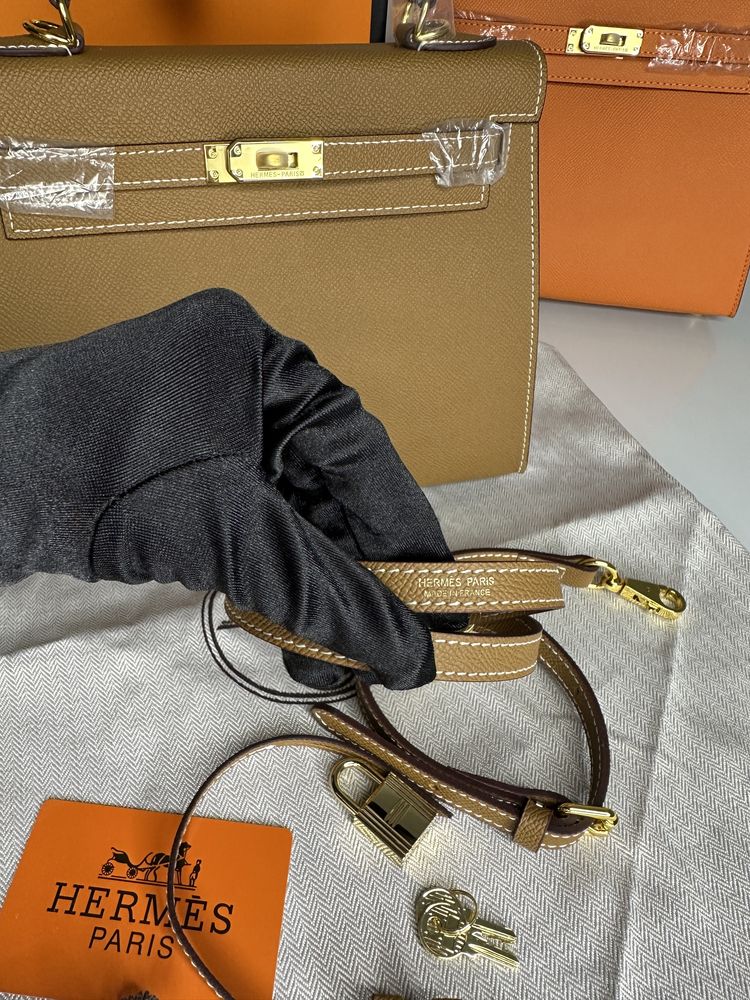 Geanta de lux HERMES Kelly 25 cm piele naturala 100% cadou (28