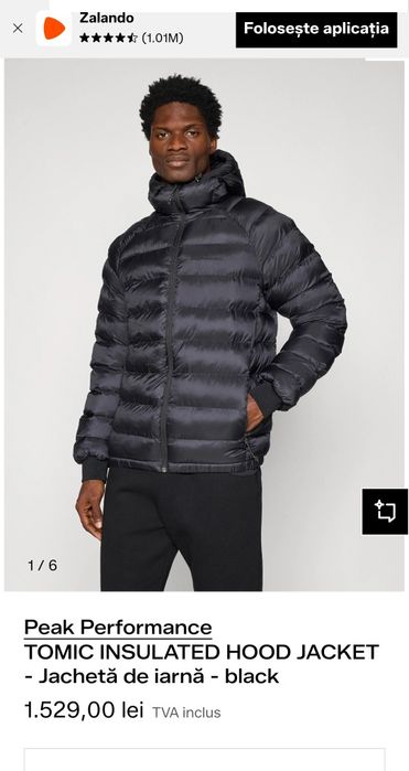 Geaca Peak Performance
TOMIC Insulated Hood Jacket, mărimea S unisex
T