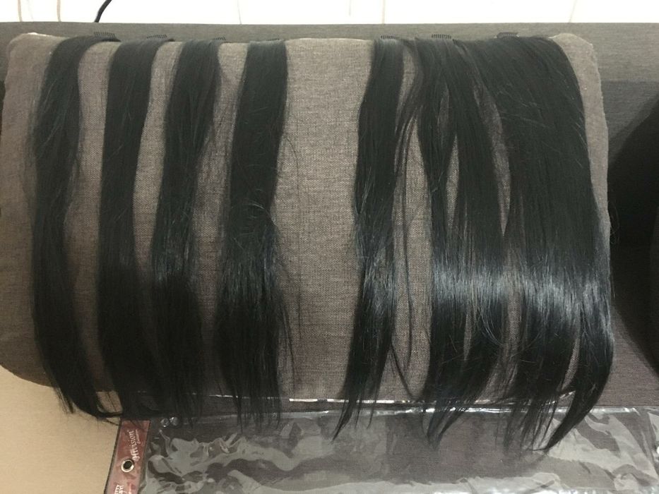 Трессы для волос на заколках