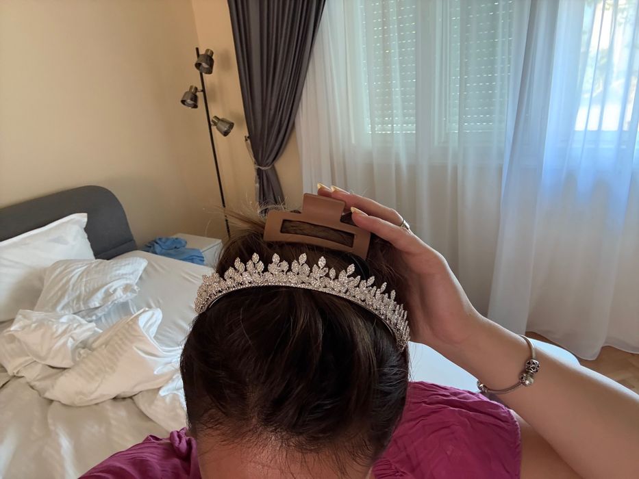 Diademă mireasa zirconiu