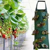 Градински торби за отглеждане нарастения  ягоди / домати. Домащна оран