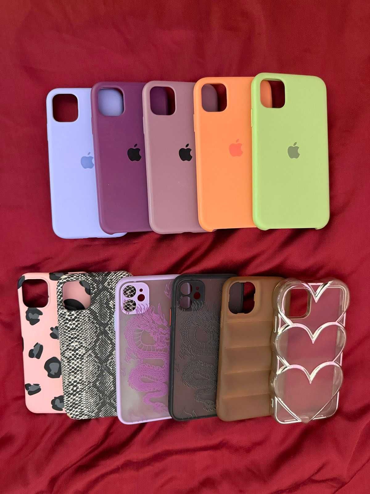 iPhone 11 с кутия и калъфи