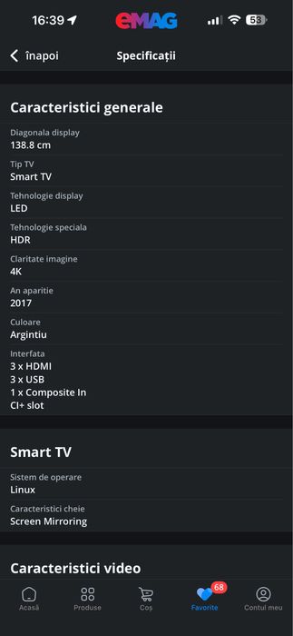 Vand televizor 138cm Sony Bravia 55XE7077 Ultra HD 4K