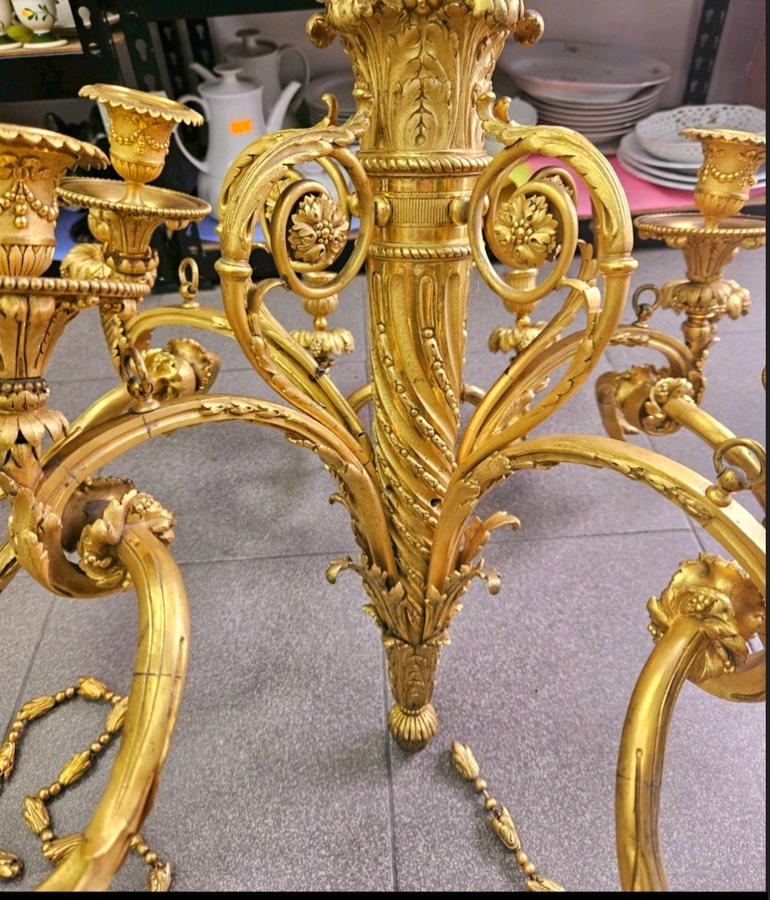Бронзов полилей френски 1800г.