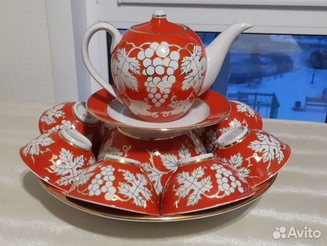 Сервиз Виноград 2 комплект СССР Новый