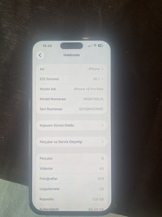 İPhone 14 Pro Max 128GB KOMPLEKT