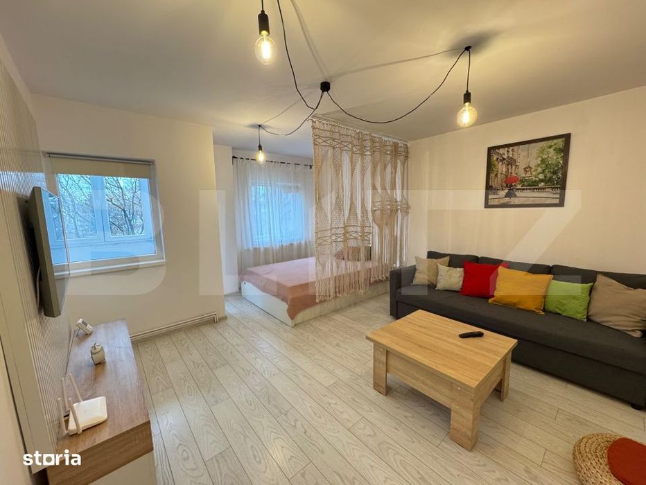 Garsoniera de inchiriat, 43 mp, zona 1 Mai
