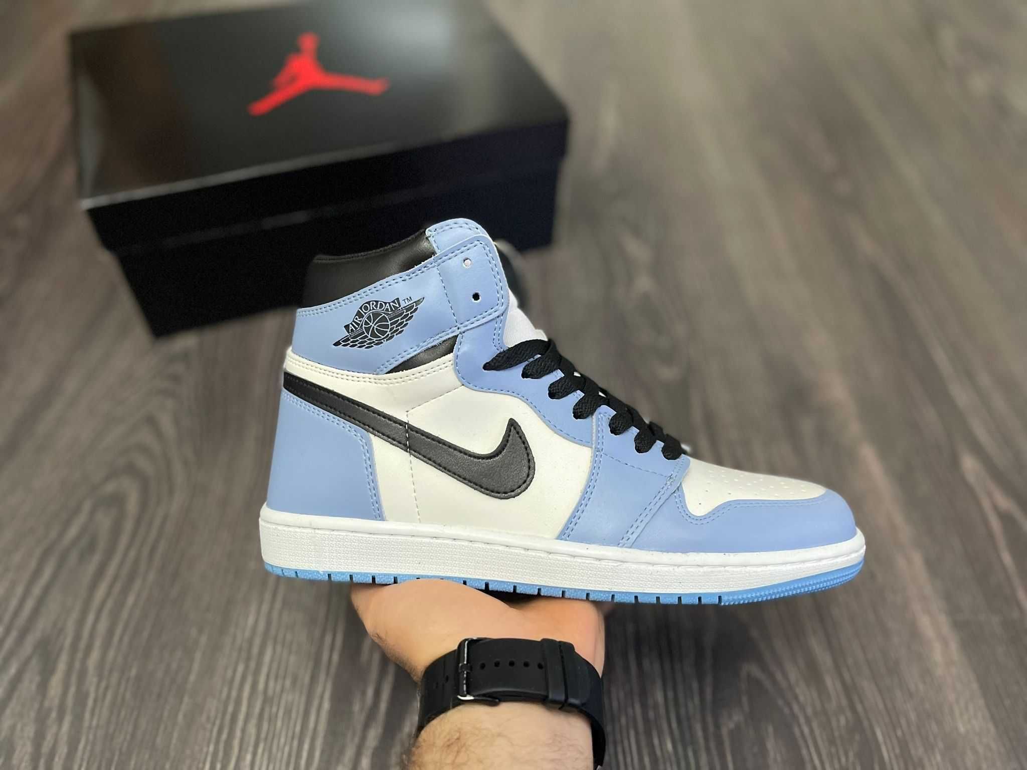 Nike Air Jordan 1 High University Blue / Adidasi Unisex / Noi cu cutie