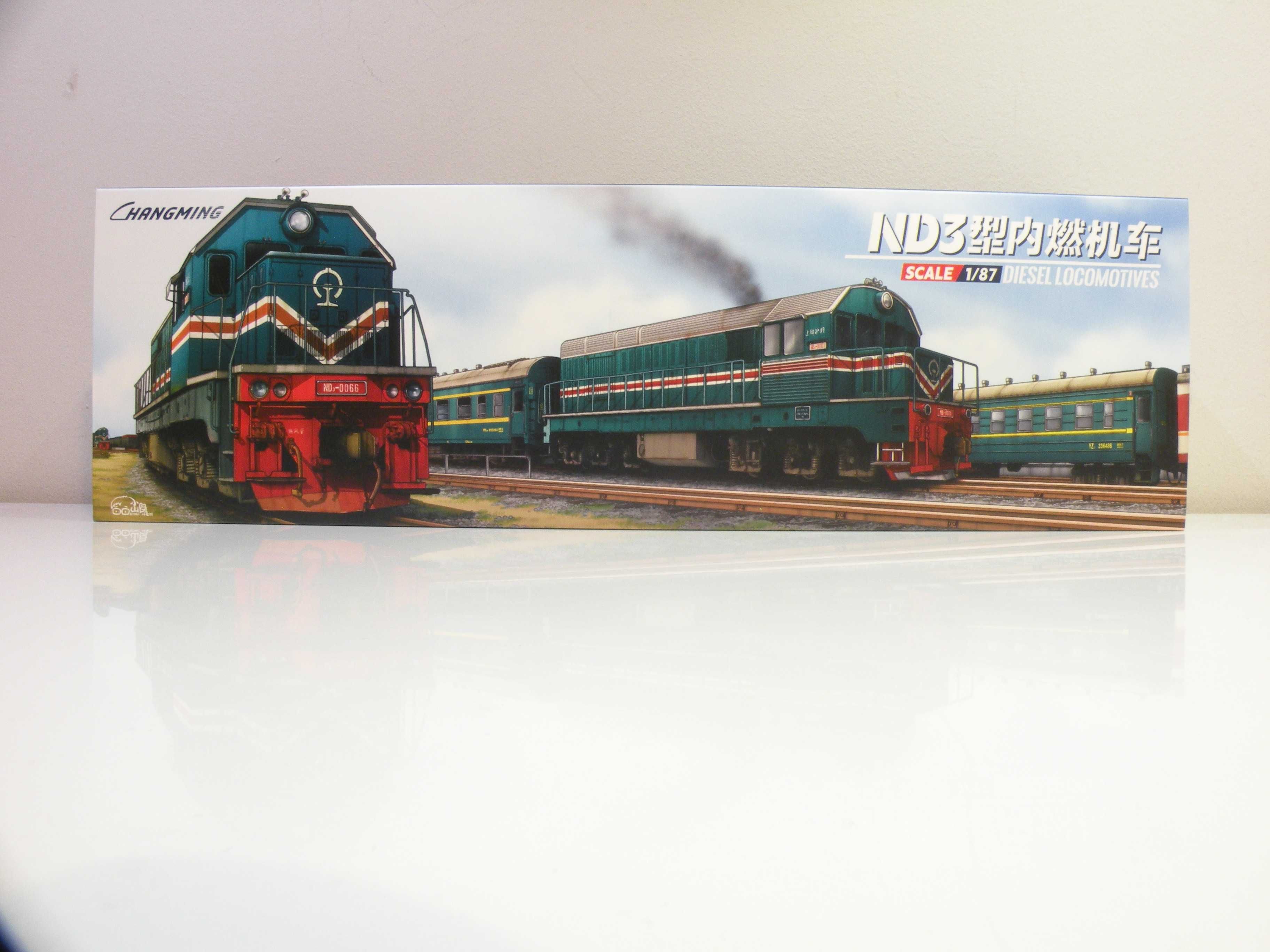 Changming Locomotiva diesel ND3 0001 China Rail ep. IV-V sunet+fum, H0