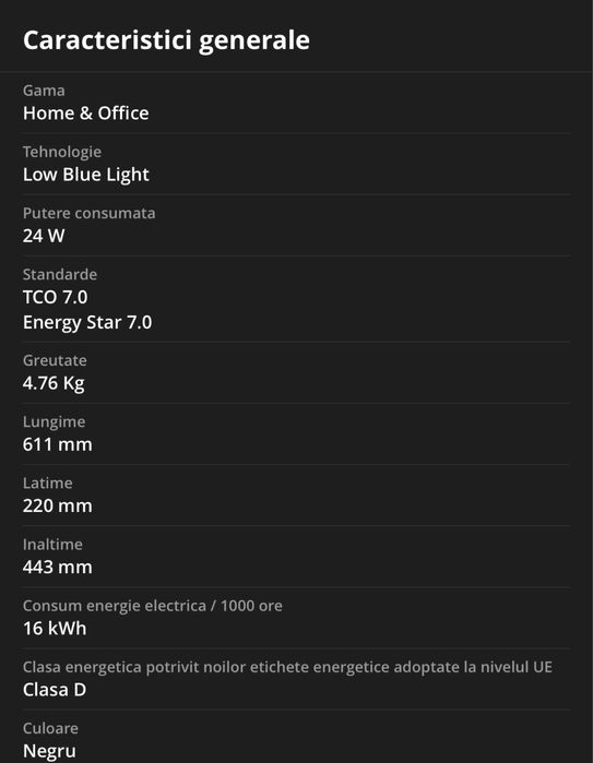 monitor LED IPS Lenovo Thinkvision 27”