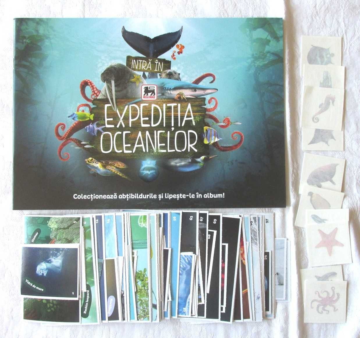 Expeditia Oceanelor - Catalog, 102 abtibilduri, 8 tatuaje + BONUS!