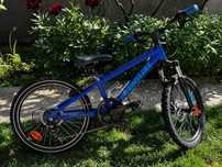 Bicicleta copii 20 inch albastra schimbatoare schimano frane disc