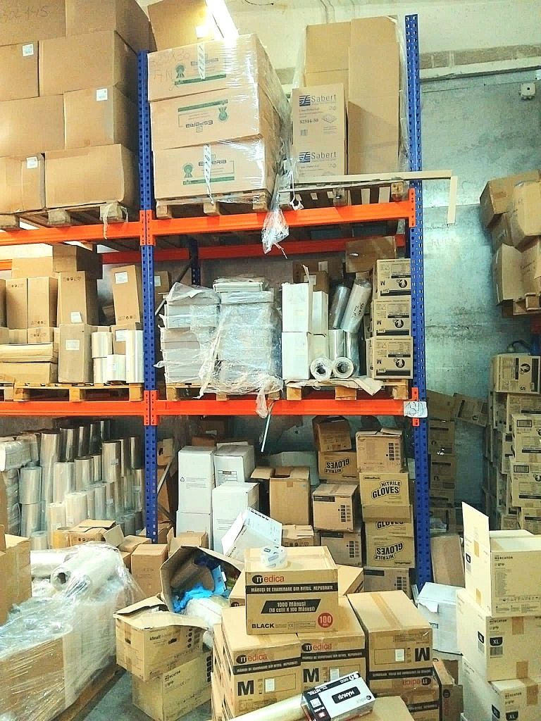 Rafturi metalice  euro paleți